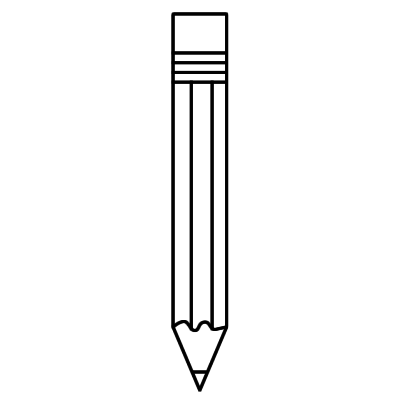 Black And White Pencil Clip Art | Clipart library - Free Clipart Images