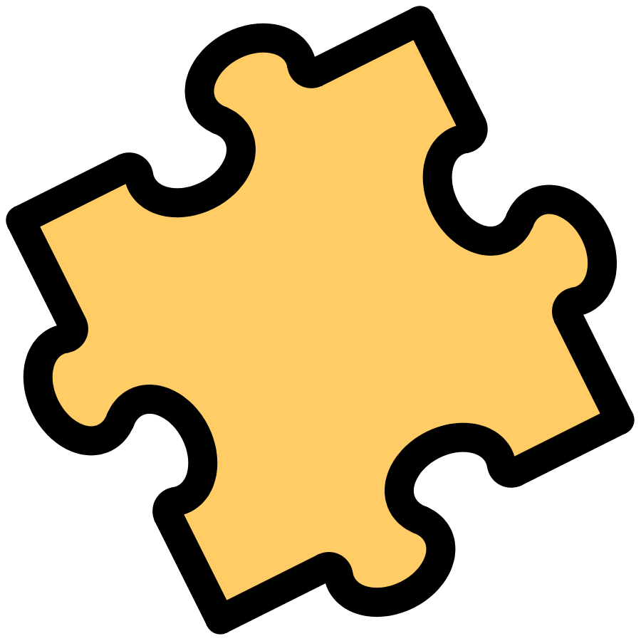 Never Ending jigsaw Puzzle Piece SVG Vector file, vector clip art 
