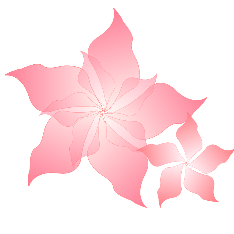Pink flower Free Vector 