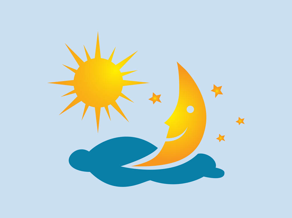 kurzfristig clipart sun