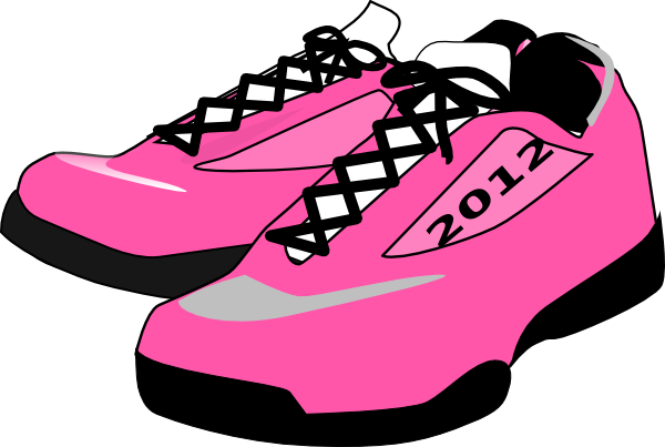 Running, Shoes clip art - vector clip art online, royalty free 