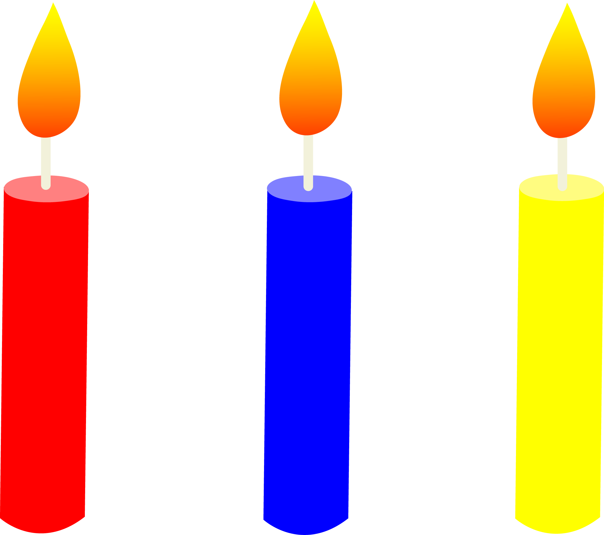 Birthday Candles Clipart