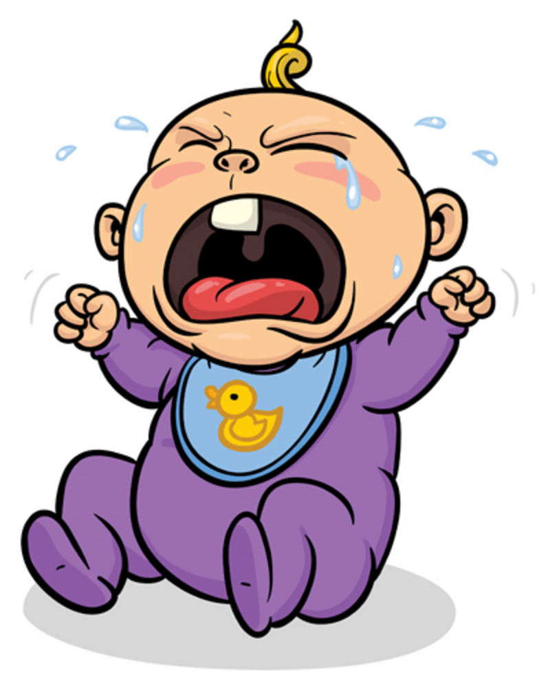 Crying Baby Cartoon Images  Pictures - Becuo