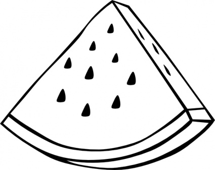 Watermelon Clipart Black And White | Clipart library - Free Clipart 