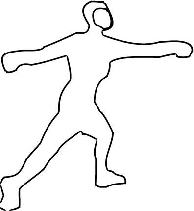 body outline coloring page - body summary coloring page