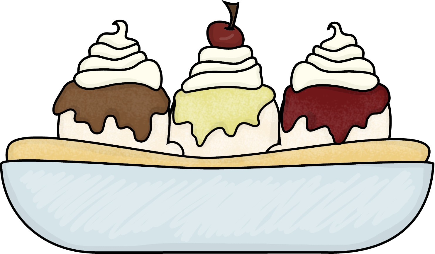 ice cream sundae bar clipart - photo #30