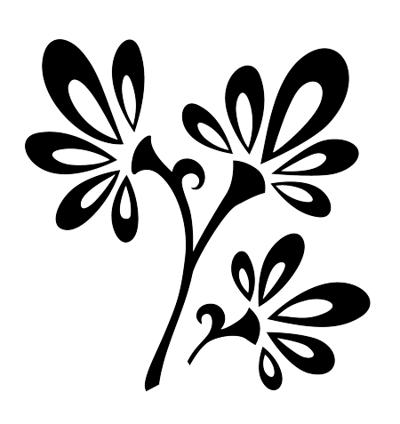 Tribal Flower Tattoo Designs | Maria Lombardic
