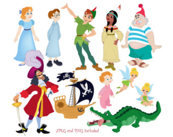 Popular items for neverland clipart 