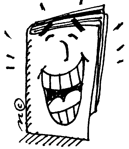 laughing book - Clip Art Gallery