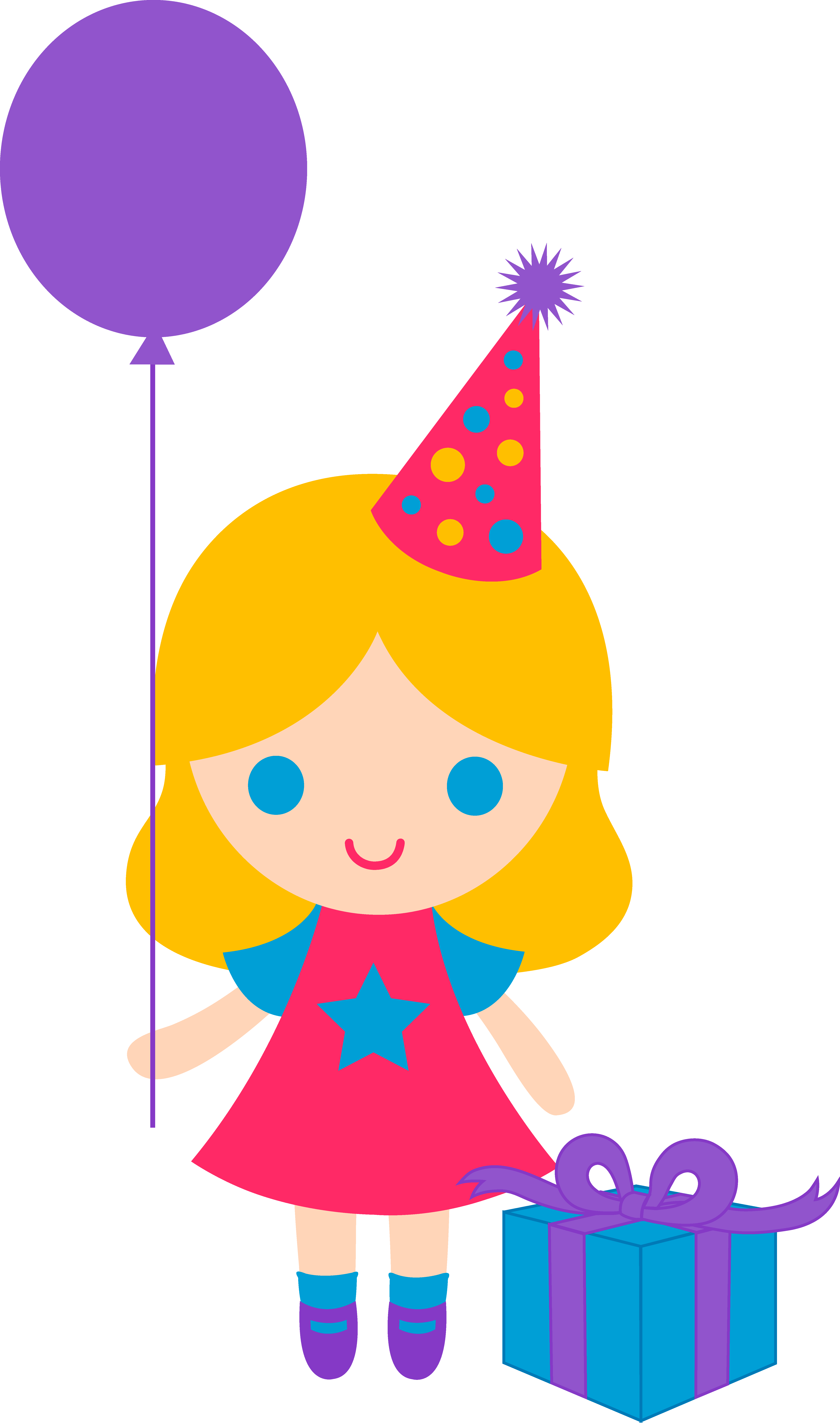 Little Birthday Girl Clip Art | Clipart library - Free Clipart Images