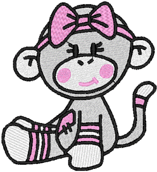 Girl Monkey Clip Art | Clipart library - Free Clipart Images