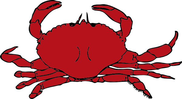 Crab clip art - vector clip art online, royalty free  public domain