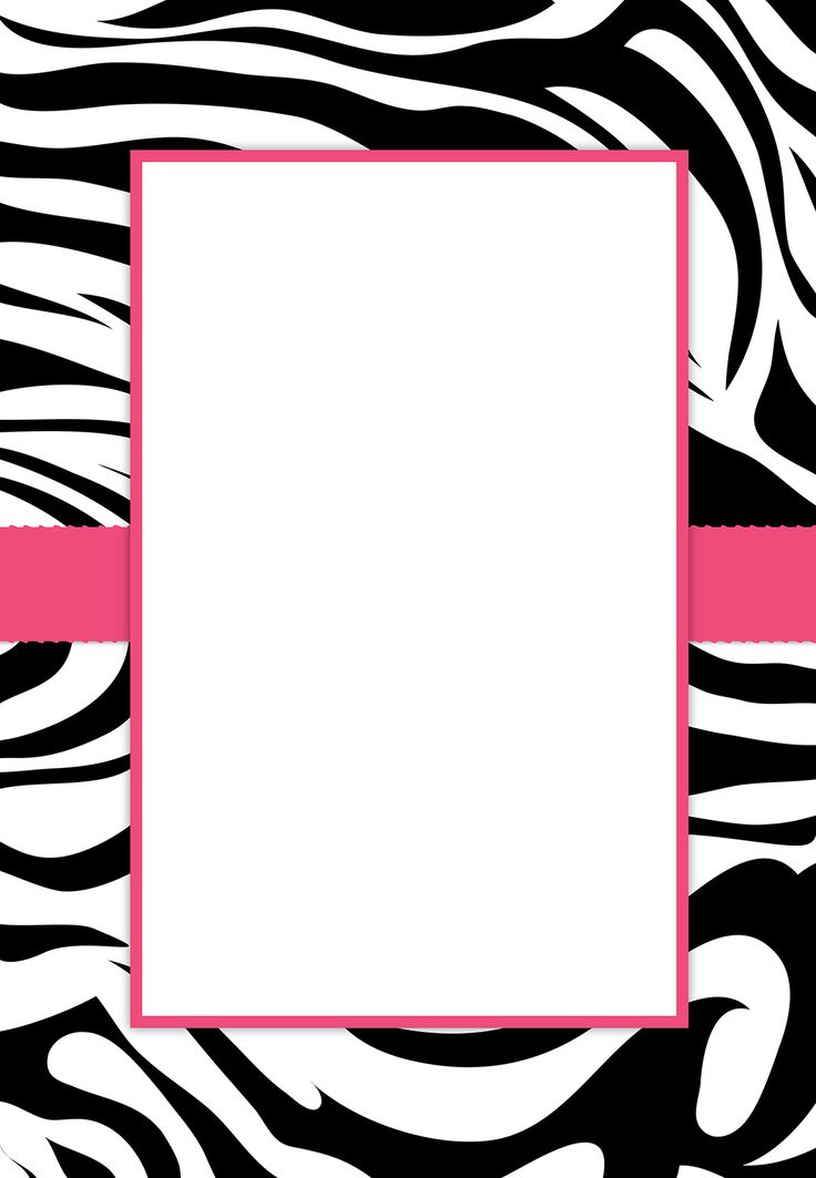 Free Printable Zebra Stripes Invitation | Printable Party Invitations�