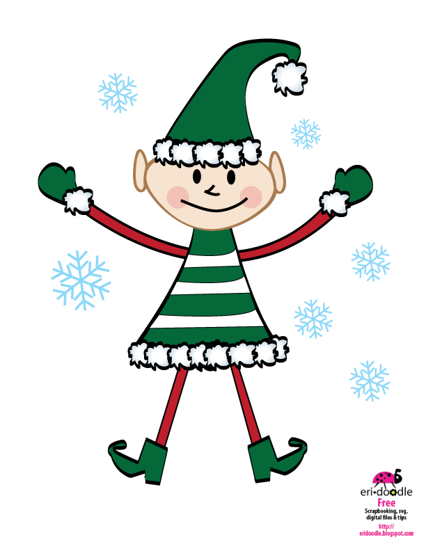 eri doodle designs and creations: Elf'n around this Christmas