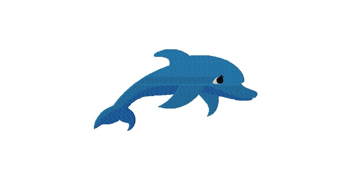Free Fully Stitched Dolphin Embroidery Design | Daily Embroidery