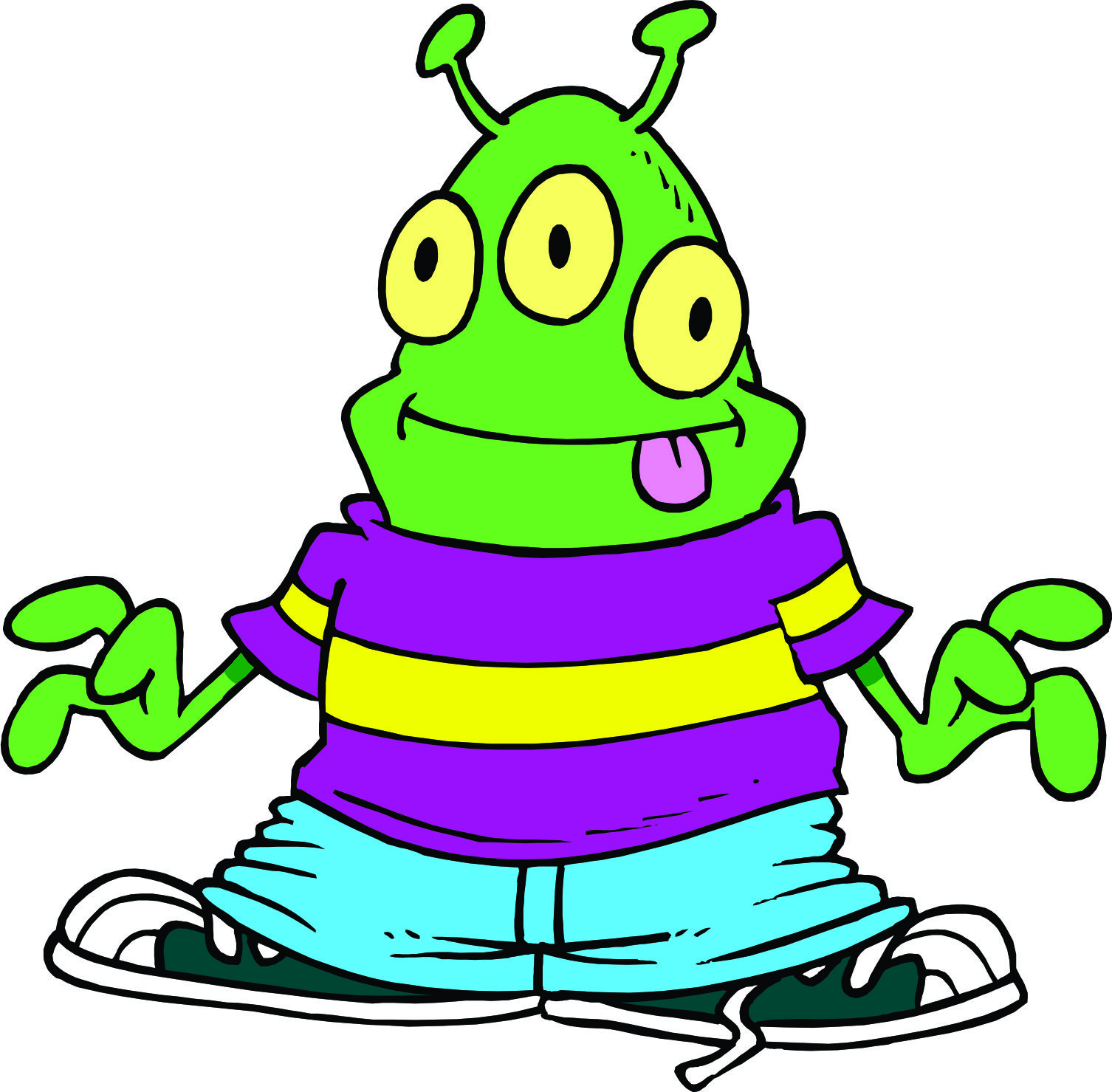 Cartoon Alien Images - Clipart library