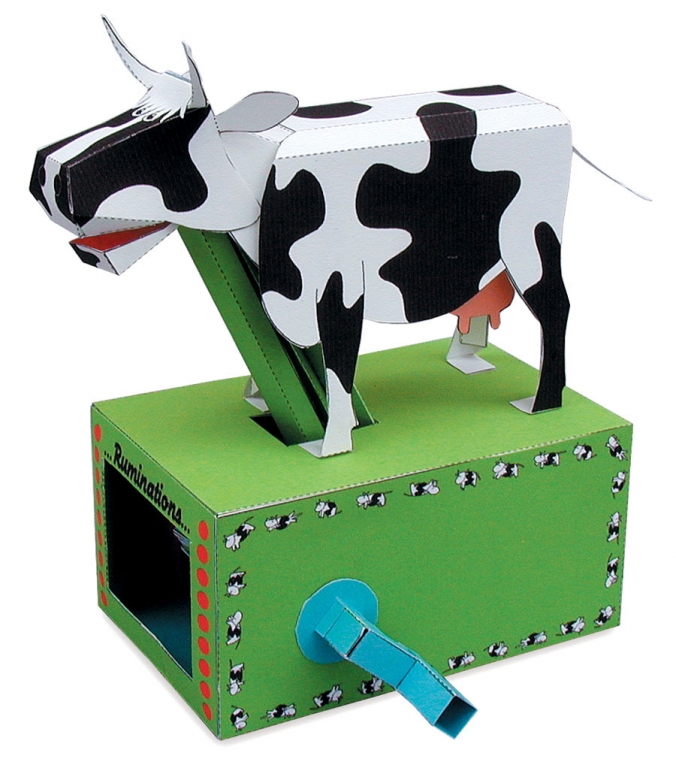 Paper Animated Machine � Ruminations (Cow) from noted* For Only