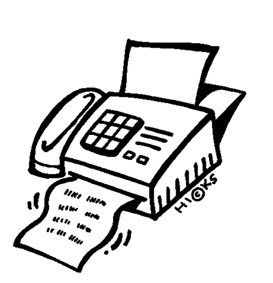 fax machine - Clip Art Gallery