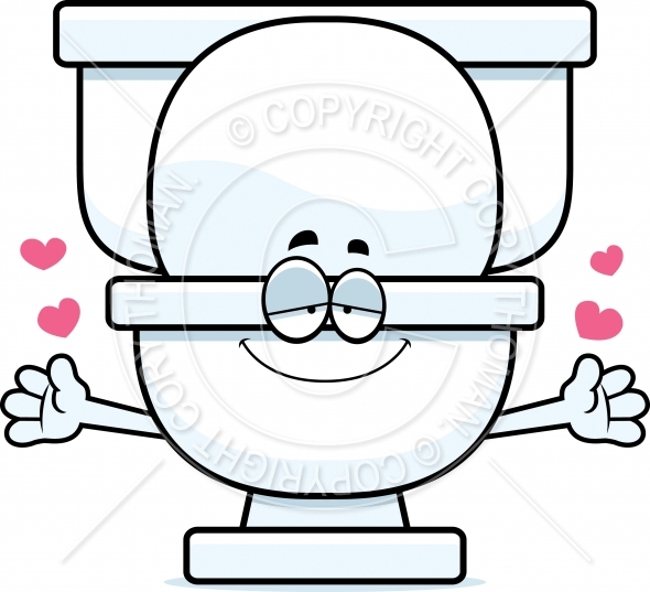 free clip art cartoon toilet - photo #25