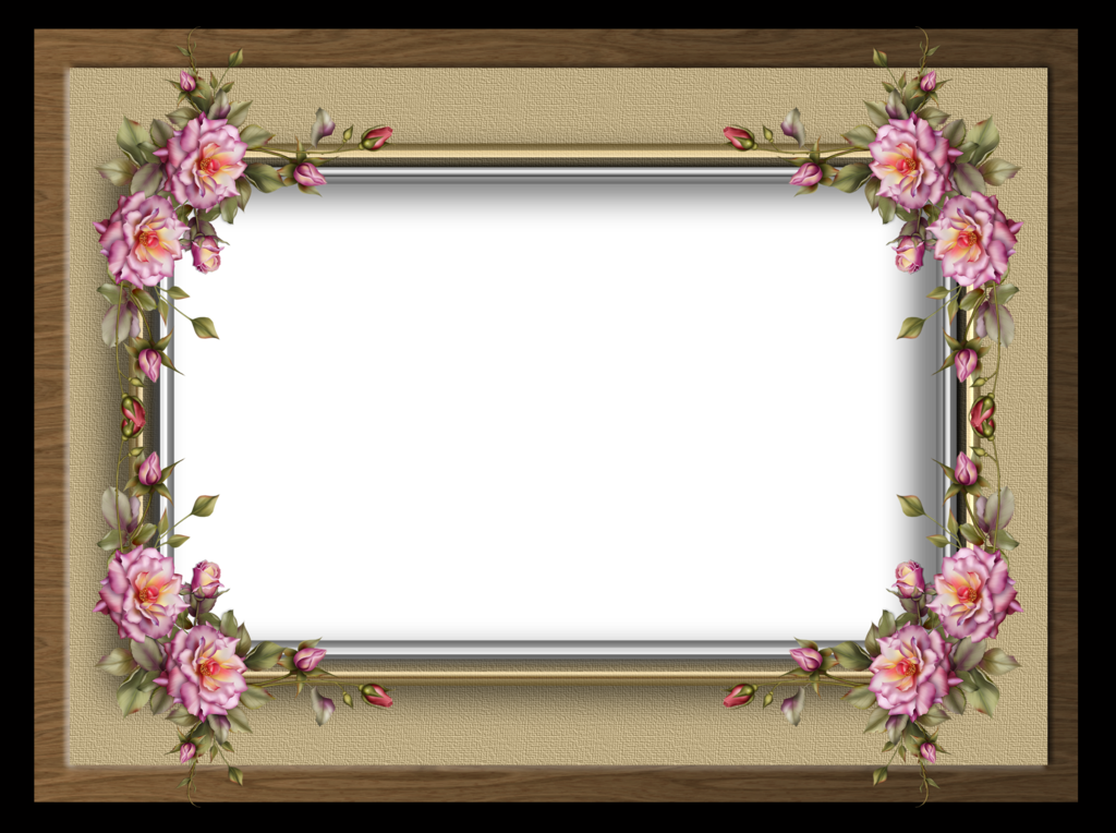 flower and glass boarder frame by collect-and-creat on Clipart library