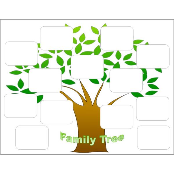 Kindergarten Family Tree Template from clipart-library.com