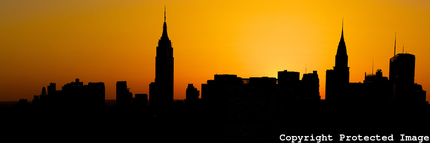 Manhattan Skyline Silhouette | Shawn Lynch Photography