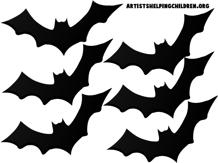 cut out halloween bats - Clip Art Library