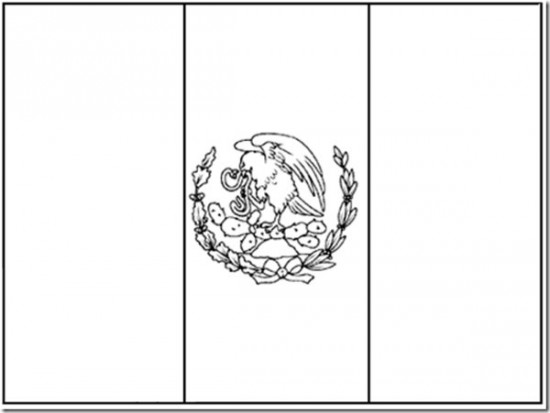 Printable Mexico Flag Coloring Pages Kids - | #6473