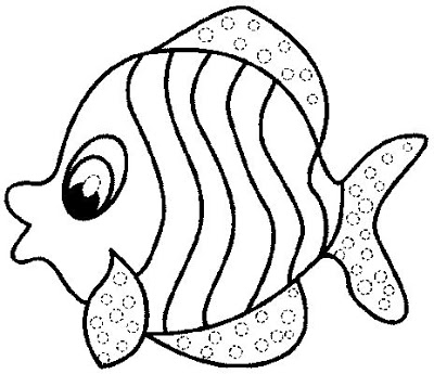 kid, print, fish, fish coloring pages, ocean animals coloring page 