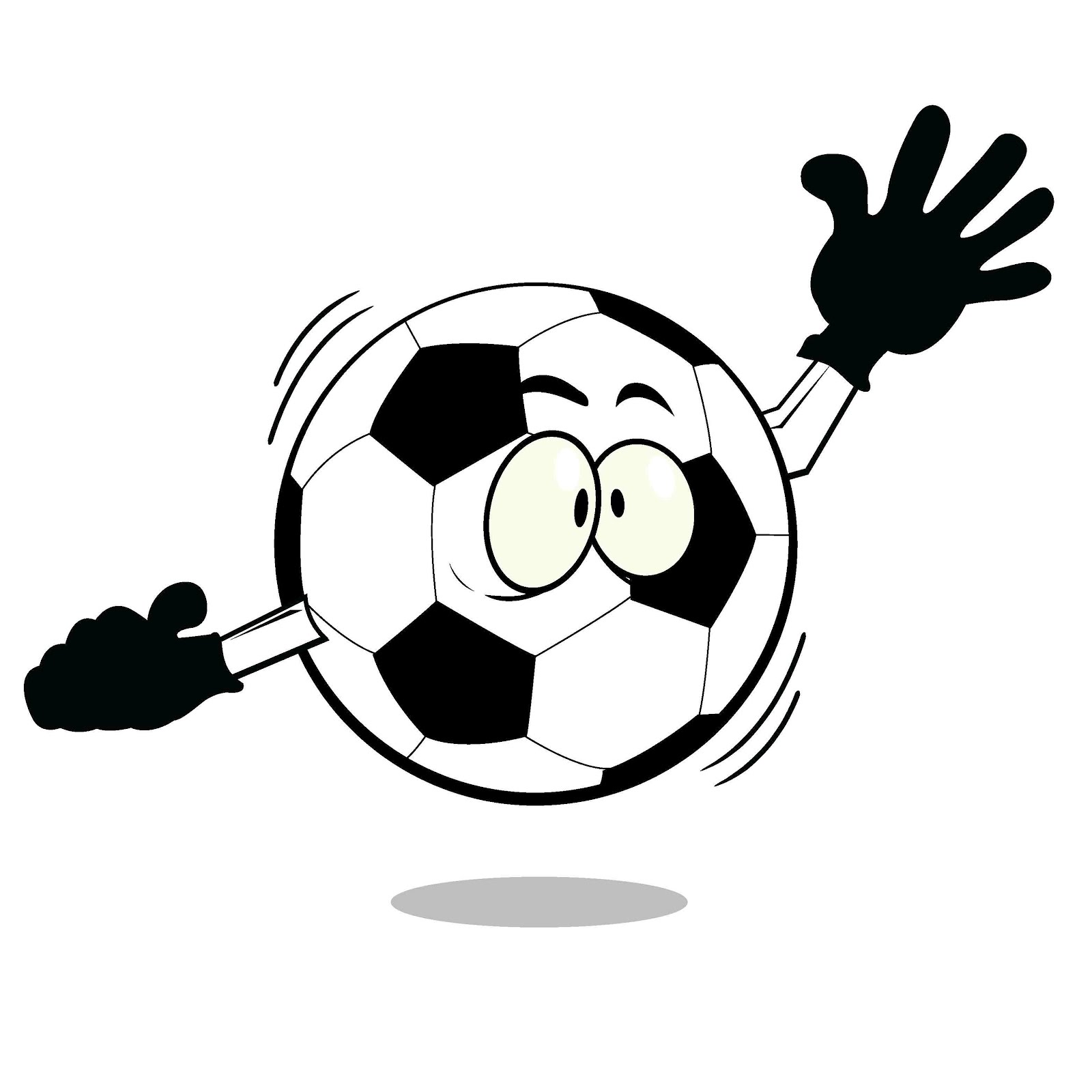 funny soccer ball cartoon - Clip Art Library
