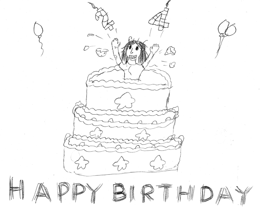 anime cute birthday easy drawings - Clip Art Library