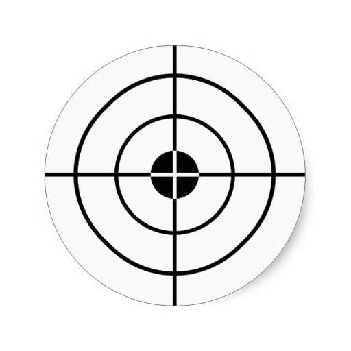 Target practice stickers | Zazzle