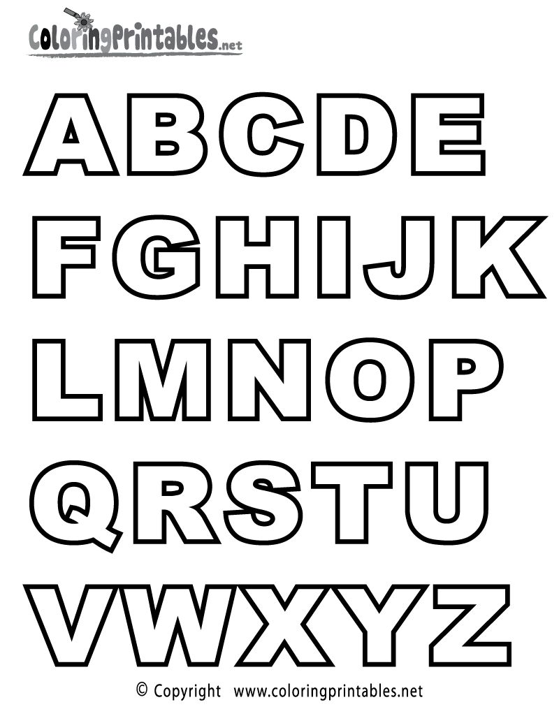 Free Printable Letters, Download Free Printable Letters png images For Block Letter Template Free