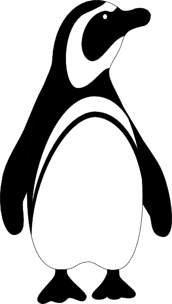 Pinguin Tux clip art Free Vector 