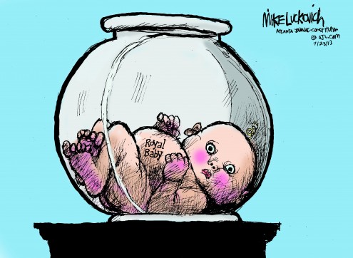 The royal baby: Cartoons of the day