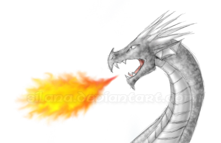 Fire breathing dragon by silana on Clipart library