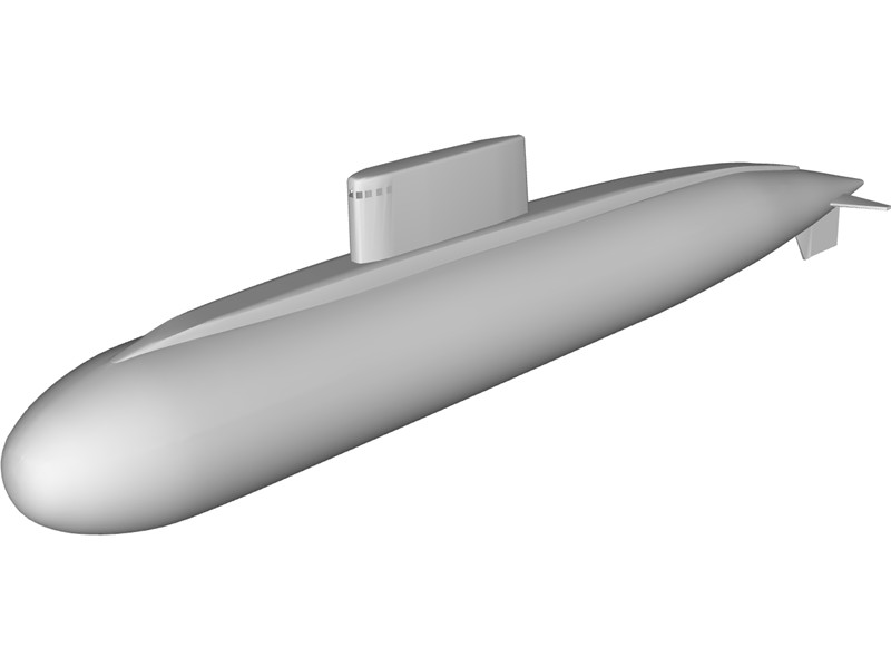Kilo Russia Submarine 3D Model Download | 3D CAD Browser