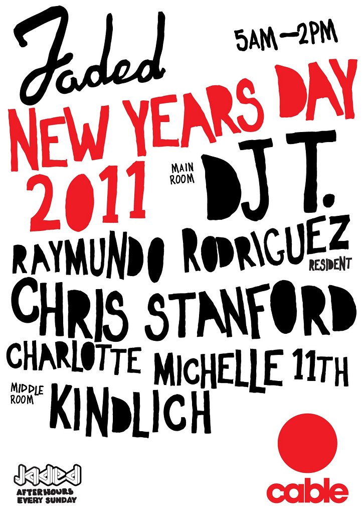 RA: Jaded New Years Day with Dj T., Raymundo Rodriguez, Chris 