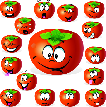 Cartoon Funny Fruit vector 01 - Vector Food free download