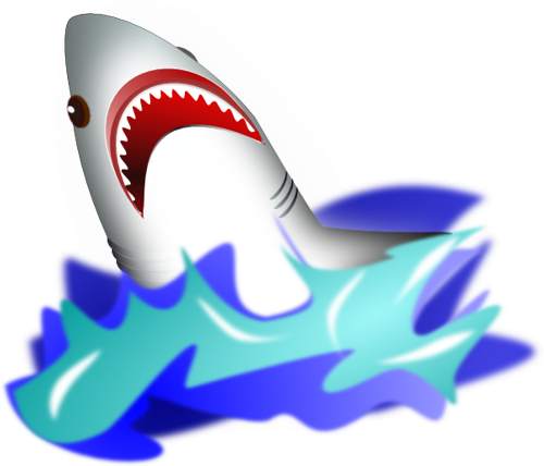 Shark with mouth open clip art | Clipart library - Free Clipart Images