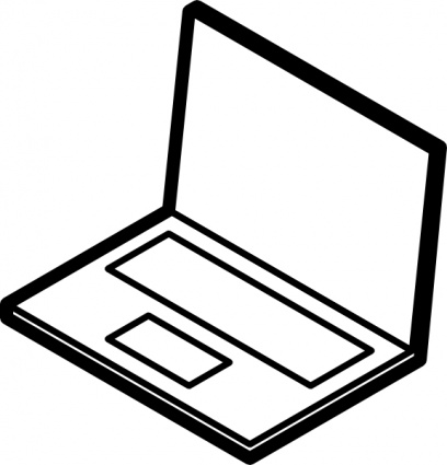 Download Laptop Outline clip art Vector Free