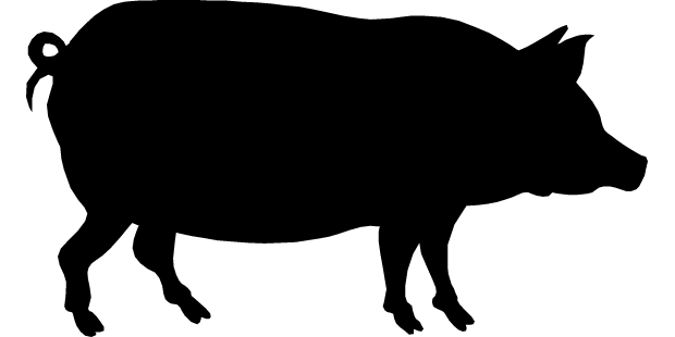 Pig Clipart Black And White | Clipart library - Free Clipart Images