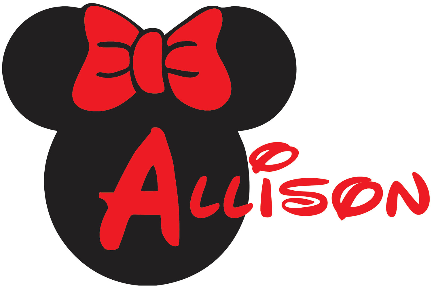 Minnie Mouse Bow Clipart - Free Clip Art Images