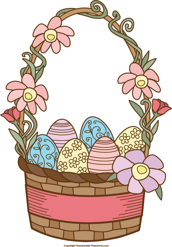 clip art easter egg basket - photo #31