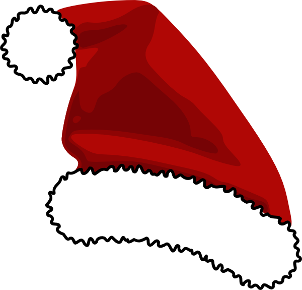 Picture Of Santa Claus Hat - Clipart library