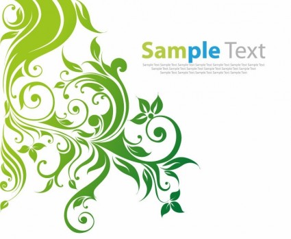 Swirl Floral Design Vector Art Vector floral - Free vector for 