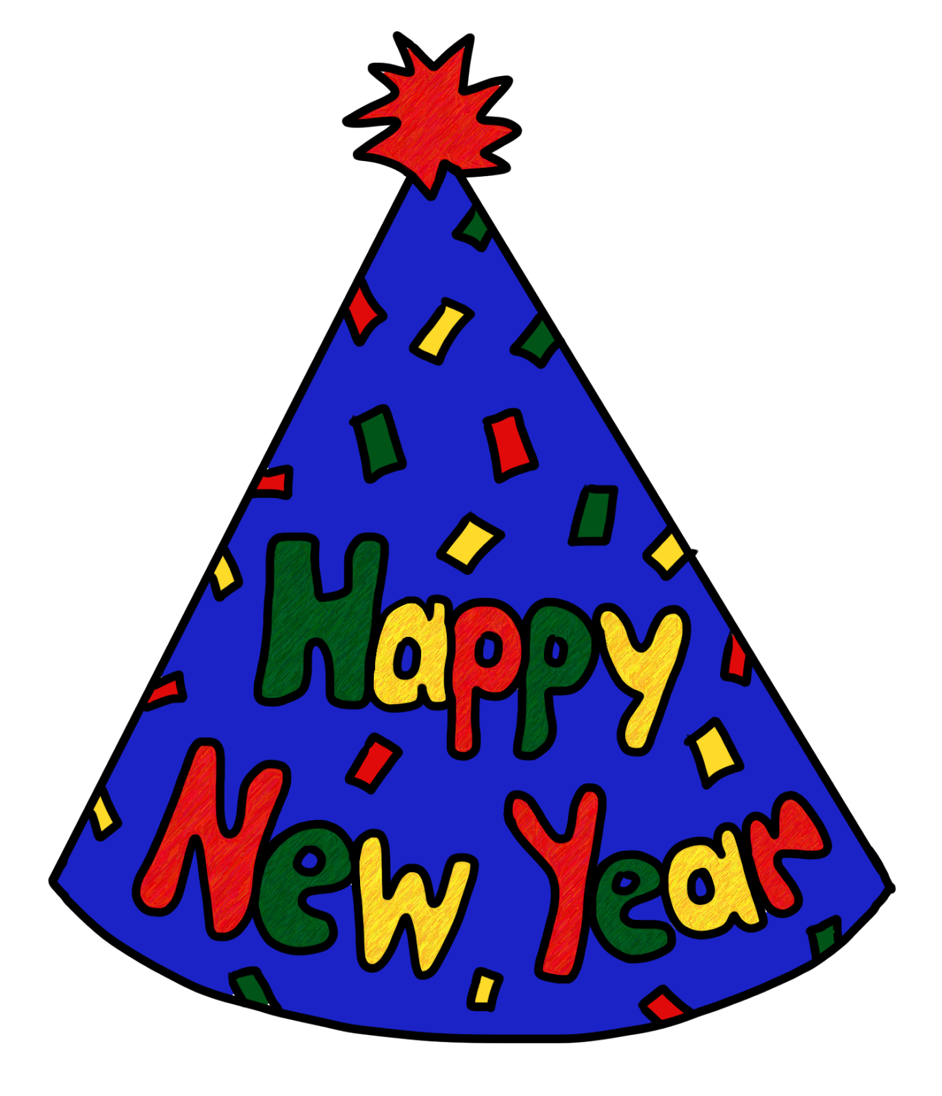 new years party hat clip art