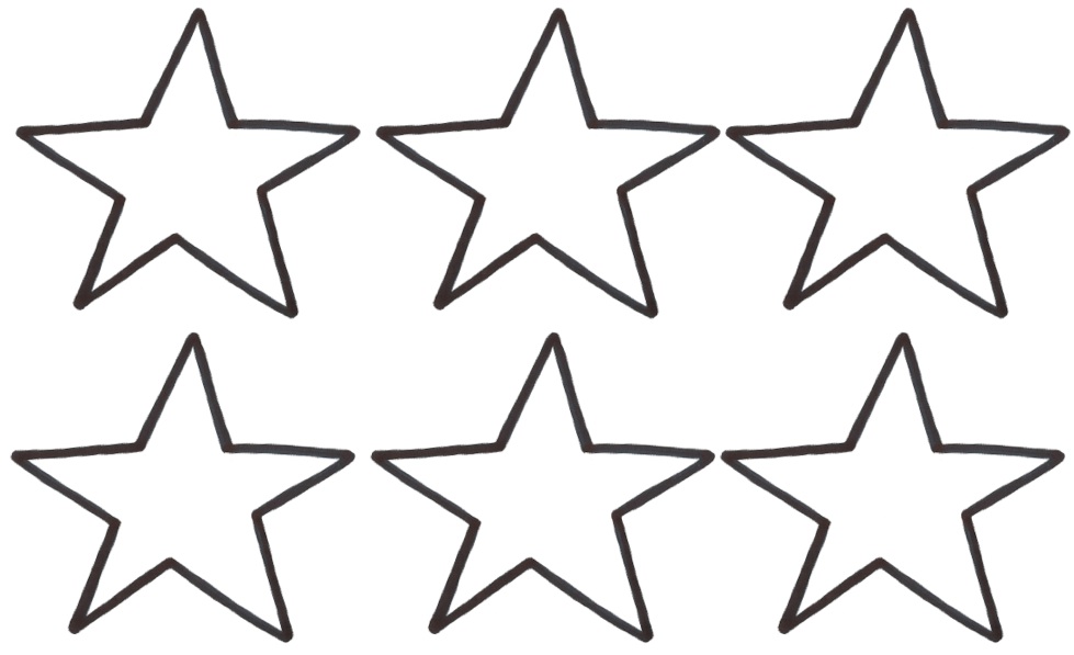 Large Star Template