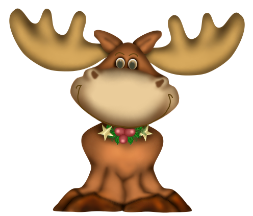 Christmas Deer PNG Clipart