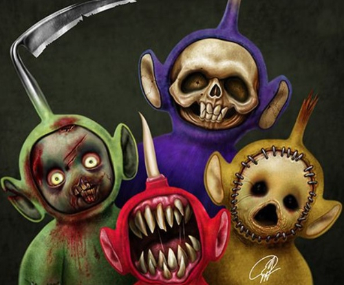 scary LOL art funny haha creepy cartoon TV show dark Monsters kids 